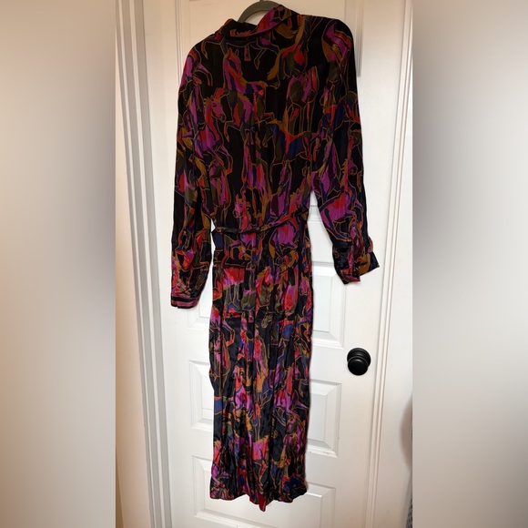 Farm Rio Wild Horses lightweight satin Jumpsuit - Multicolor - Picture 3 of 8
